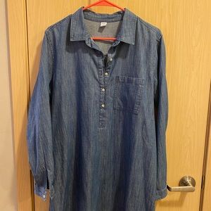 Chambray Shirt Dress
